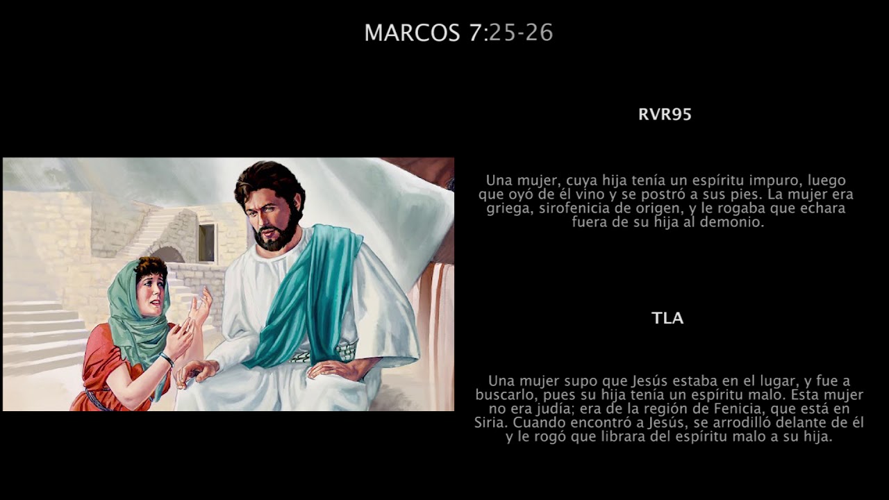 Marco 7 24 30 Commento Marcos 7:24-30 - YouTube