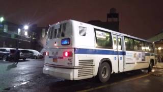 [4K HD] MTA Bus: 1996 NovaBus RTS-6 #9195 via The Q6 Air Start @ 165th St-Bus Terminal