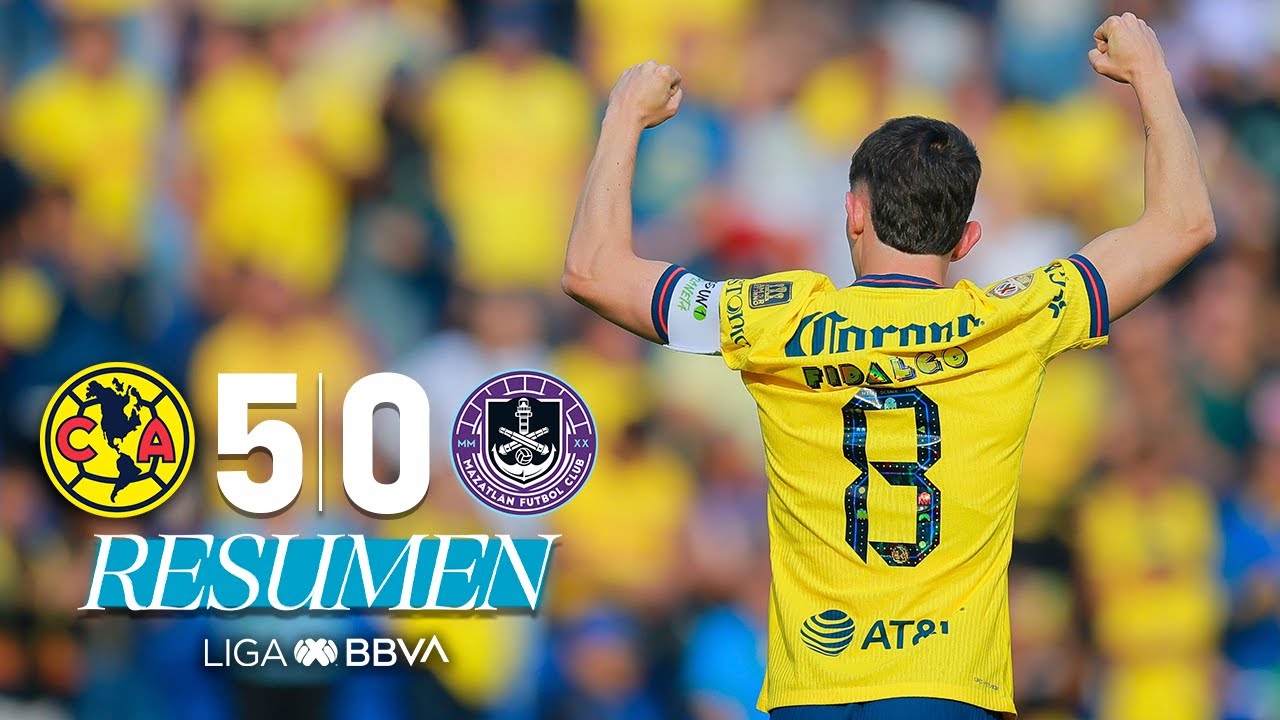 AMÉRICA 5-0 MAZATLÁN J17 | Las Águilas cierran fuerte | Clausura 2025