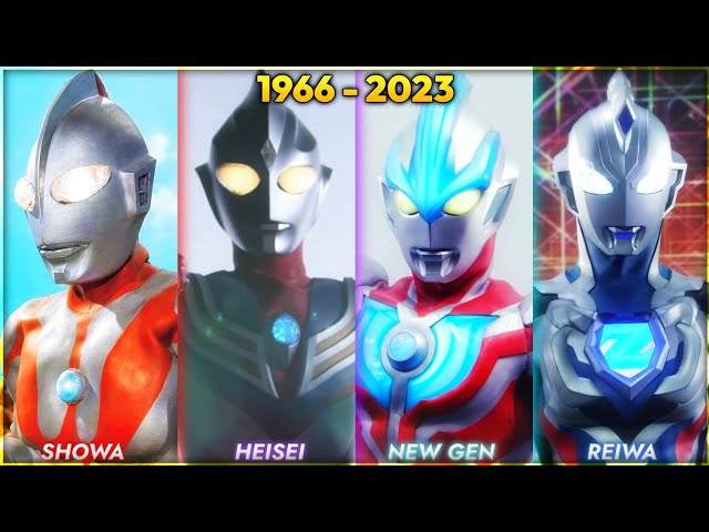 All Ultraman Appearances/Henshin (2023) | Evolution class=