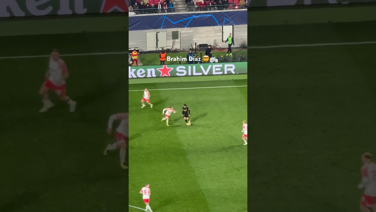 Brahim Díaz goal vs RB Leipzig 🤯 
