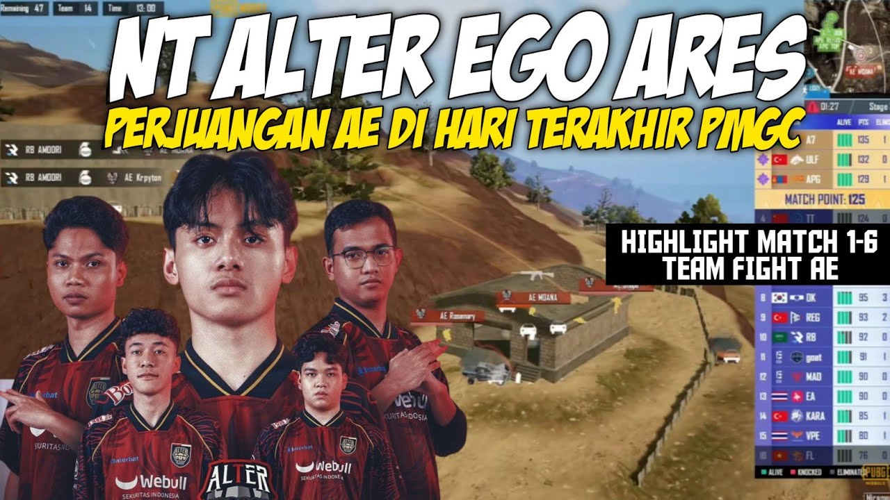 GAMEPLAY AE ARES DAY 3 GRAND FINAL PMGC 2025 HIGHLIGHT MATCH 1-6