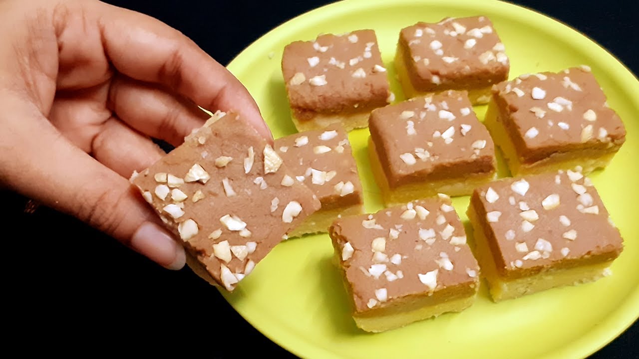 পিঠাগুৰিৰে বনোৱা Tasty বৰফি | Milkmaid and Pithaguri Barfi Recipe in Assamese