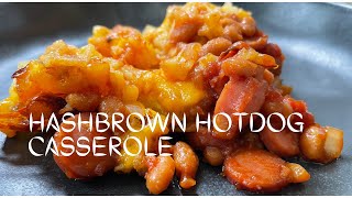 Hashbrown Hotdog Casserole