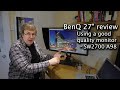 BenQ 27 inch monitor review - setup and using hardware calibrated wide gamut monitor. SW2700PT A98