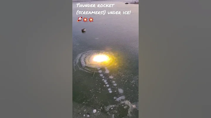 FIREWORKS UNDER ICE! 🚀💥