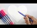 DOMS brush pen panting / Romantic Couple Drawing / oil pastel drawing for beginners