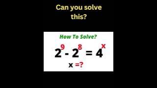 Math Challenge! Can you solve this math problem? #maths #puzzle