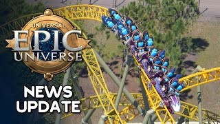 Universal Epic Universe News Mega Update - DUAL COASTER TESTING, NEW CONSTRUCTION & POSSIBLE LAWSUIT