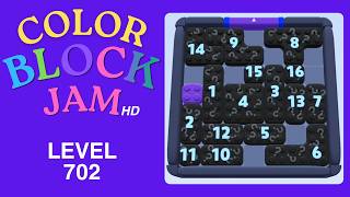 Color Block Jam Level 702 Solution Walkthrough