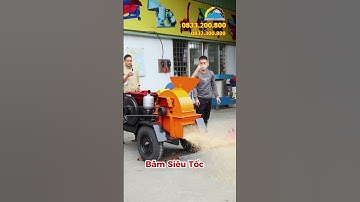 Máy Băm Gỗ 2T Bệ Kéo Bình Quân Băm Dăm Gỗ Di Động Mọi Nơi