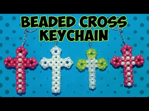 HOW TO MAKE A BEADED CROSS//3D BEADED CROSS/HOW TO MAKE VICTORIAN