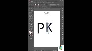 Create Pk Logo In Illustrator
