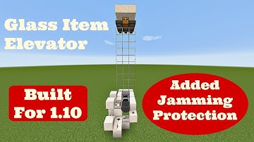 Glass Item Elevator 1.10 [Added Jamming Protection]