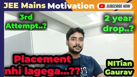 2 Year Drop in Jee Mains Is Not Safe ?? Jee mains counselling 2025