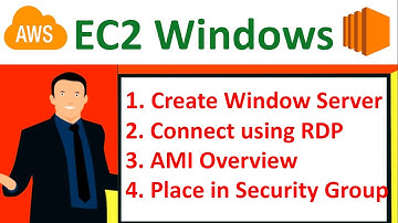 How to create EC2 Windows instance (server) in AWS and login to it using RDP.