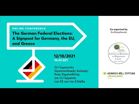 The German Federal Elections: A Signpost for Germany, EU and Greece