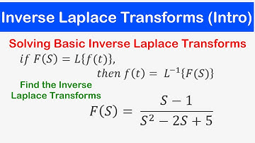 🔵29 - Inverse Laplace Transforms: Solving Basic Inverse Laplace Transforms