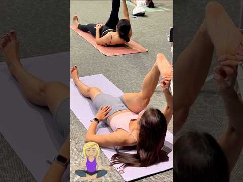 Supta Padangusthasana  #yoga #요가