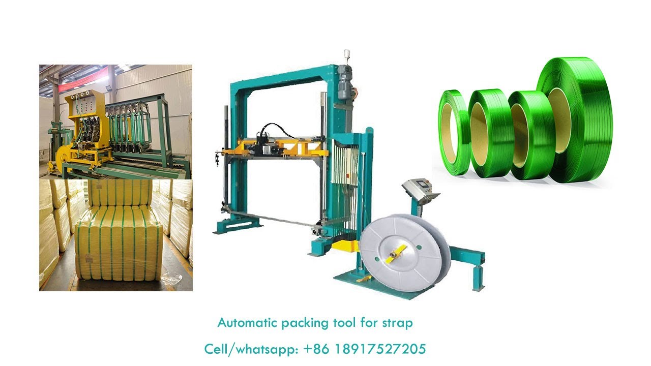 AUTOMATIC STRAP PACKAGING TOOL | POLYESTER | PET | PP | POLYPROPYLENE | STRAPPING BAND | PACKING