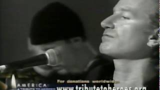 U2 - America Tribute to Heroes - Peace on Earth and Walk On