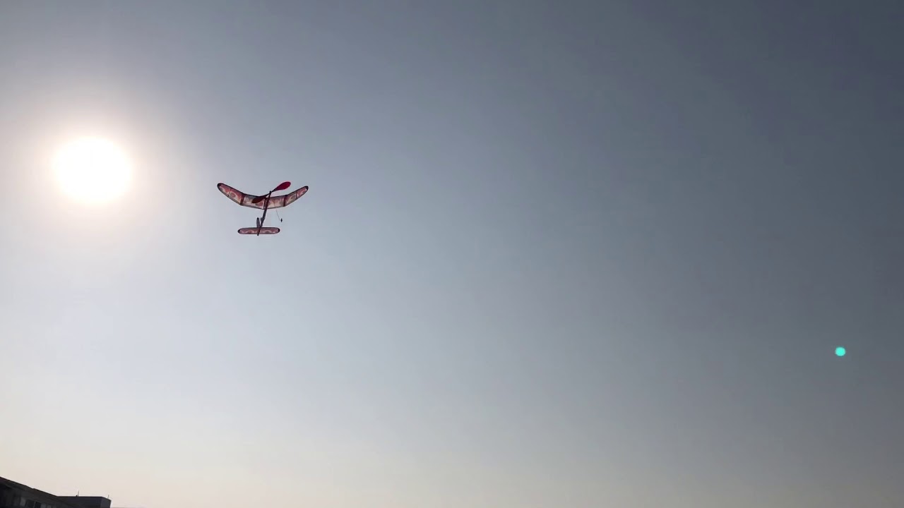 Rubber powered ultra glider 날아라 고무동력기 ️ YouTube