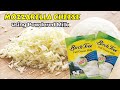How to make Mozzarella  Cheese using Powdered milk/ Homemade Mozzarella