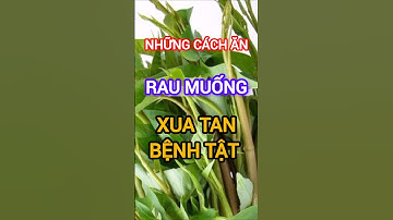 Những Cách Ăn Rau Muống Xua Tan Bệnh Tật #dinhduong #health #suckhoe #raumuong