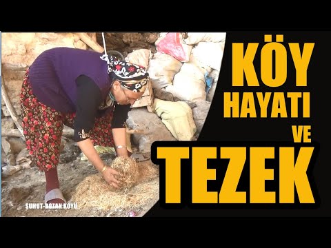 Köy Kadını Navruz Abla Ve TEZEK Yapımı -Köy Hayatı Ve Doğal Yaşam