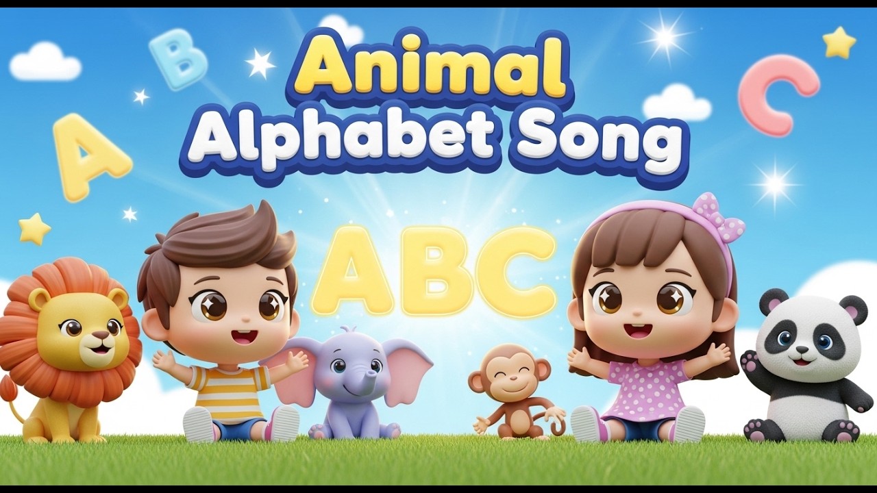 Animal Alphabet Song | ABC for Toddlers & Preschoolers | Kids Song ...