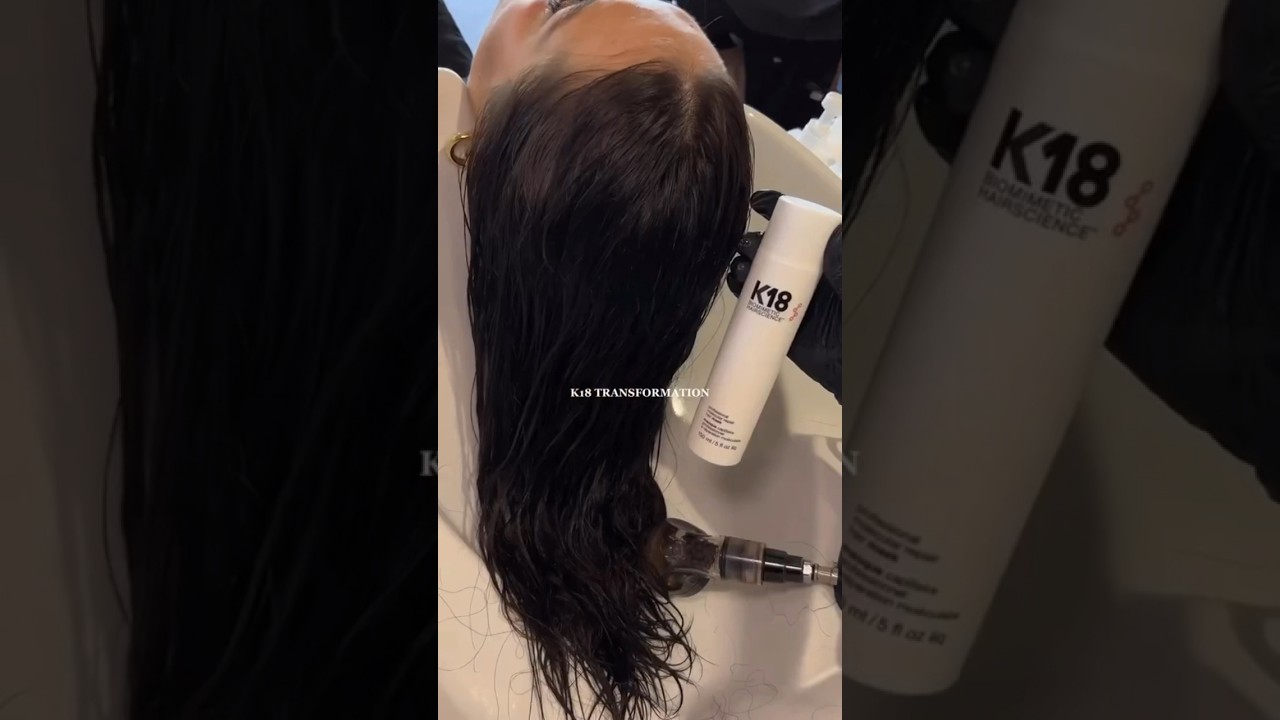 K18 hair transformation | dc hair salon 