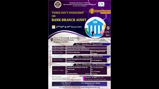 Three days Workshop on Bank Branch Audit -Day 2