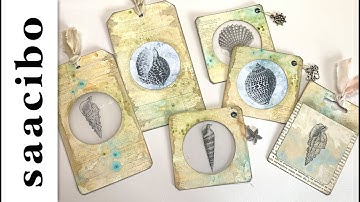 Recycling Packaging With Windows Into Specimen Cards - Junk Journal Ephemera Tutorial