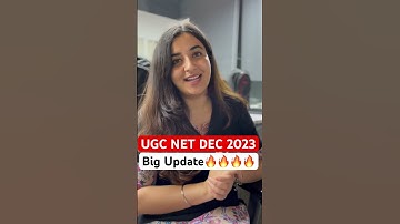 BIG UPDATE🔥🔥 UGC NET DEC 2023 #ugcnet2023 #ugcnetpaper1 #ugcnetexam2023 #ugcnet2023 #ugcnetjrf