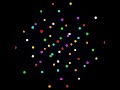 Sparkly Hypercube #animation #geometry #python