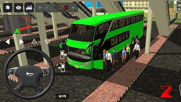 2025 new coach bus simulator 💥 || indonesia bus simulator part-253 #bus #game #simulator #comman