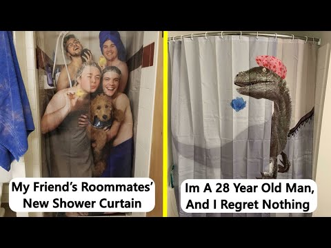 Times When Shower Curtains Made Bathrooms A Hundred Times Better