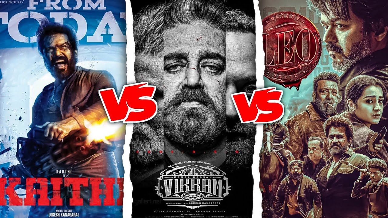 Kaithi 🆚 Vikram 🆚 Leo Full Collection Comparison 🤯