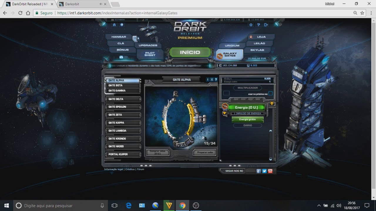 Darkorbit Gamma Gate 2017