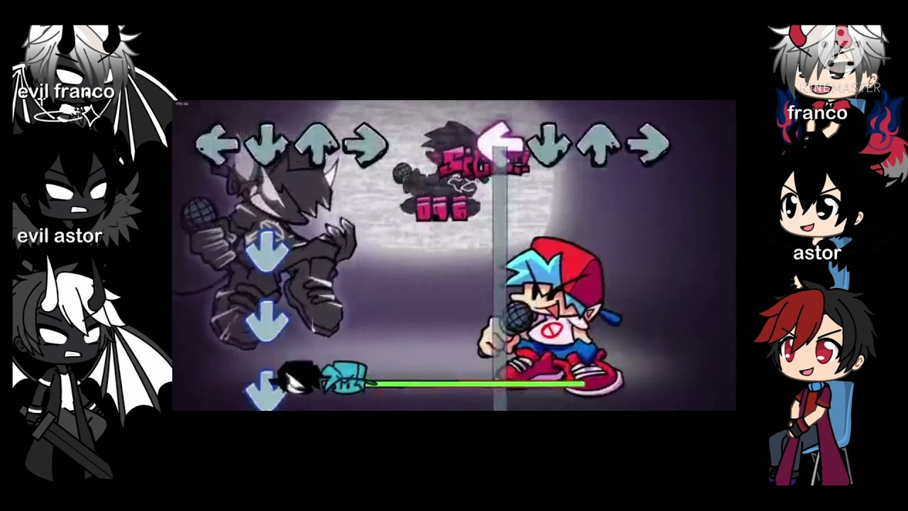 reacionado a evil bf vs bf parte 2(evil astor,evil franco,evil Joaquín)