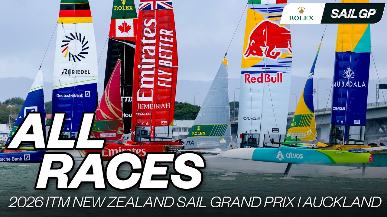 ACTION-PACKED Auckland! ⛵️ | All Races | 2026 ITM New Zealand Sail Grand Prix | Auckland | SailGP