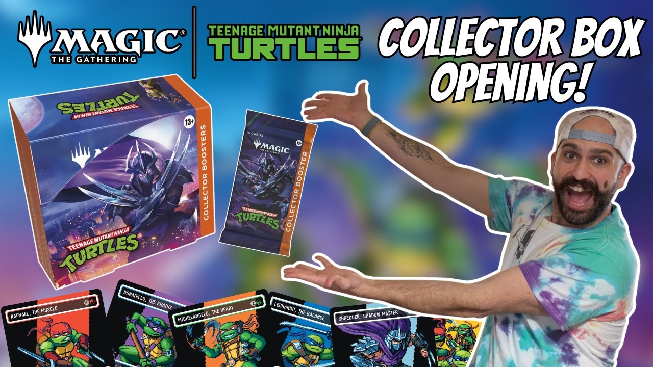 Открытие первого коллекционного бустера | Magic: The Gathering Черепашки-ниндзя