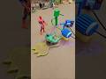 Spider-Man Saves Hulk with Amazing Mini Water Pump! 😱💧 #Shorts