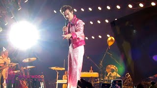 Harry Styles Teases Fan at 'Love on Tour' Concert in Palm Springs