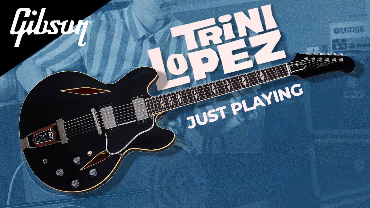 1964 Trini Lopez Standard Reissue VOS, Ebony | Gibson Custom - YouTube
