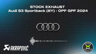 Audi S3 Sportback 8Y (OPF/GPF) – Son de l’échappement d’origine (Stock Exhaust)