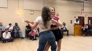 Brazilian Zouk Demo // Raven & Sara // District Zouk