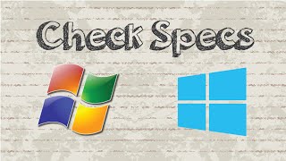 How to check computer specs (Windows 7 / Windows 8)
