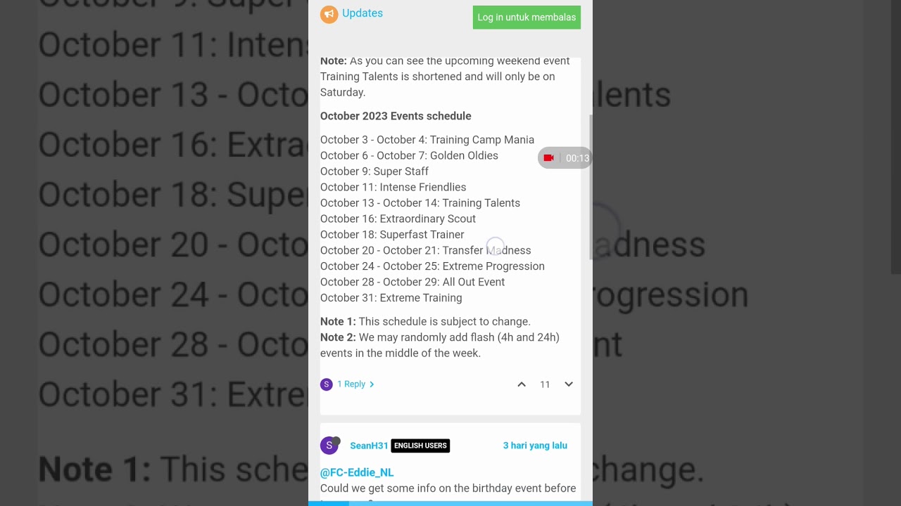 ‼️October 2023‼️OSM Event Calendar, suit yourself guys 