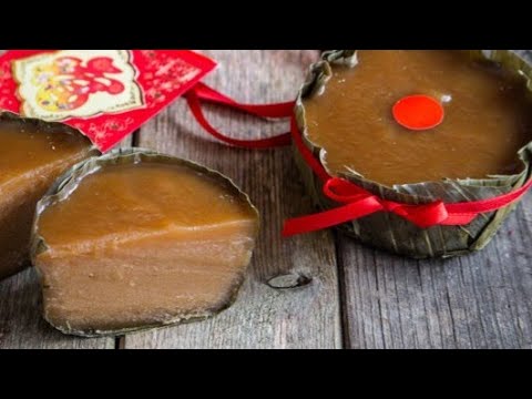 Nian gao recipe  How to Make nian gao  年糕 (Niángāo 